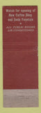 Matchbook Cover - Hotel Penn York PA WEAR