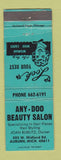 Matchbook Cover - Any Doo Beauty Salon Auburn MI WEAR