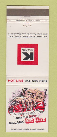 Matchbook Cover - Killark Electric St Louis MO