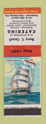 Matchbook Cover - Harry Cassell Catering Harrisburg PA Penbrook