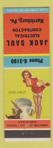 Matchbook Cover - Jack Saul Electrical Contractor Harrisburg PA pinup