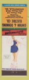 Matchbook Cover - Gwinn & Denning Electric Adairsville GA pinup