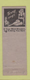 Matchbook Cover - Sportsman Bar Pittsburgh PA pinup Terry Says girlie