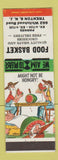 Matchbook Cover - Food Basket Grocery Trenton NJ hillbilly