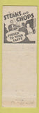 Matchbook Cover - Wayne's Grill New Castle IN hillbilly