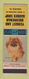 Matchbook Cover - Yeingst and Brenneman Barber Shop Carlisle PA Pekingese