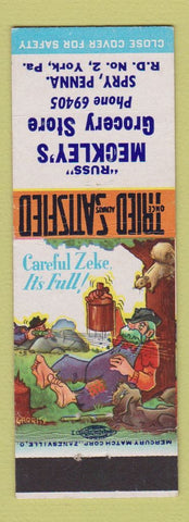 Matchbook Cover - Meckley's Grocery Store York PA hillbilly