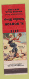 Matchbook Cover - K Norton Smoke Shop Niagara Falls NY