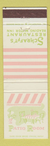 Matchbook Cover - Schrafft's Restaurant Reading Motor Inn PA?