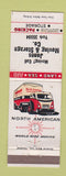 Matchbook Cover - North American Trucking Jones Moving York? PA?