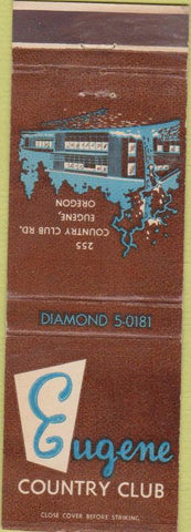 Matchbook Cover - Eugne Country Club OR