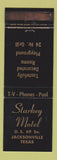 Matchbook Cover - Starkey Motel Jacksonville TX WEAR