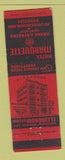 Matchbook Cover - Hotel Marquette Hot Springs National Park AR