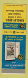 Matchbook Cover - GE General Electric Arnoldy Bros Minneiska MN Appliances