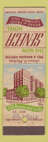 Matchbook Cover - New Seneca Hotel Columbus OH