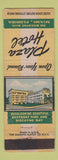 Matchbook Cover - Plaza Hotel Miami FL