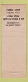 Matchbook Cover - Fenway Hall Hotel Cleveland OH
