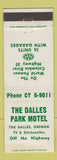 Matchbook Cover - Dalles Park Motel The Dalles OR