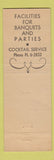 Matchbook Cover - Clara Louise Tea Room North Plainfield NJ