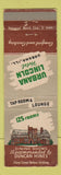 Matchbook Cover - Urbana Lincoln Hotel Urbana IL