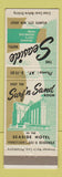 Matchbook Cover - Seaside Hotel Atlantic City NJ