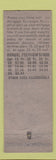Matchbook Cover - HM Brekke Insurance Sargeant MN