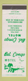 Matchbook Cover - Bel Congo Motel Costa Mesa CA