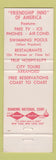 Matchbook Cover - La Posta Friendship Motor Lodge El Paso TX