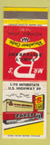 Matchbook Cover - Mr B's Restaurant Richfield UT