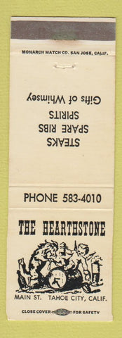 Matchbook Cover - The Hearthstone Tahoe City CA