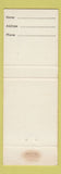 Matchbook Cover - The Hearthstone Tahoe City CA