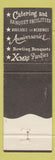 Matchbook Cover - Le Chateau Restaurant Bay City MI