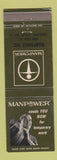 Matchbook Cover - Manpower Temporary Jobs Oakland CA