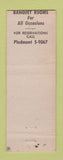 Matchbook Cover - Home of Famous Soups Emeryville CA
