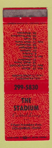 Matchbook Cover - Stadium Columbus OH Ohio State Basketball Schedule WEAR