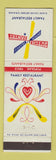 Matchbook Cover - Dutch Pantry Restaurant Wilkes Barre PA Carlisle