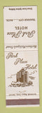 Matchbook Cover - Park Place Hotel Traverse City MI