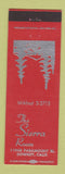 Matchbook Cover - Sierra Room Downey CA