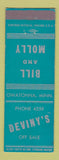 Matchbook Cover - Deviny's Owatonna MN