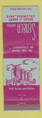 Matchbook Cover - Seneca Hotel Columbus OH