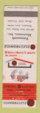 Matchbook Cover - General Electric GE Farnsworth Electronics Waterloo IA