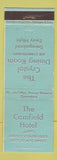Matchbook Cover - Camfield Hotel Greeley Colorado