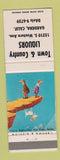 Matchbook Cover - Town and Country Liquors Gardena CA