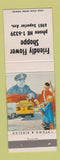 Matchbook Cover - Friendly Flower Shoppe Norman Rockwell?