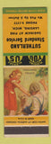 Matchbook Cover - Sutherland Standard oil gas Lansing MI