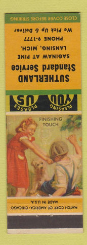 Matchbook Cover - Sutherland Standard oil gas Lansing MI