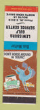 Matchbook Cover - Lewisburg Gulf oil gas PA