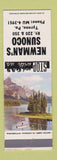 Matchbook Cover - Newman's Sunoco Tyrone PA