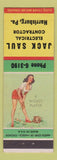 Matchbook Cover - Jack Saul Electrical Contractor Harrisburg PA pinup