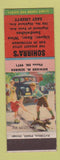 Matchbook Cover - Schirra's Restaurant East Liberty PA